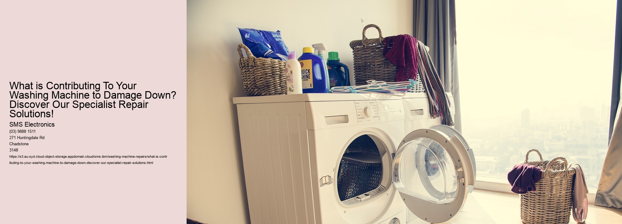 What is Contributing To Your Washing Machine to Damage Down? Discover Our Specialist Repair Solutions!